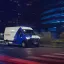 Renault Trucks E-Tech Master driving in the city at night
